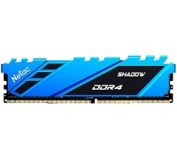 Оперативная память 16GB Netac Shadow NTSDD4P32SP-16B DDR4, 3200 MHz, 25600 Мб/с, CL16, 1.35 В (DIMM) Blue                                                                                                                                                 