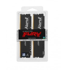 Оперативная память 32GB Kingston Fury Beast KF552C40BBK2/16 (2x8GB KIT), DDR5, 5200 MHz, 41600 Мб/с, CL40, 1.25 В (DIMM)                                                                                                                                  