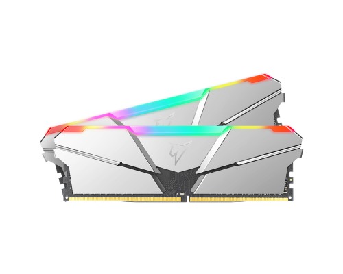 Оперативная память 16GB Netac Shadow RGB NTSRD4P32DP-16SC (8Gbx2) DDR4, 3200 MHz, 25600 Мб/с, CL16, 1.35 В (DIMM) Silver