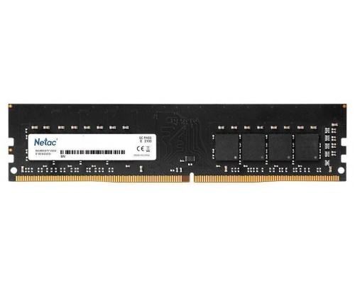 Оперативная память 16GB Netac NTBSD4P32SP-32J DDR4, 3200 MHz, 25600 Мб/с, CL22, 1.2 В (DIMM)