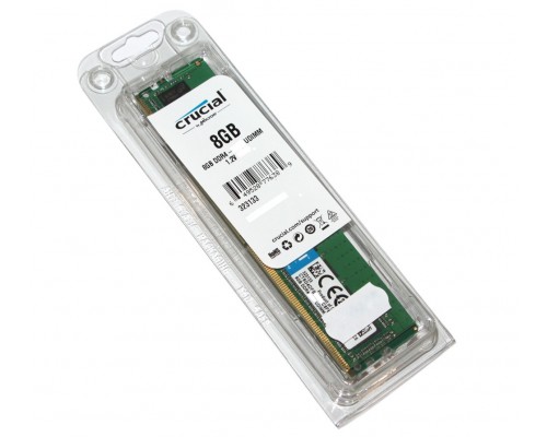 Оперативная память 8GB Crucial CT8G4DFS832A DDR4, 3200 MHz, 25600 Мб/с, CL22, 1.2 В (DIMM)