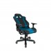 Игровое кресло DXRacer King OH/K99/NB компьютерное, до 150 кг, 4D, до 170 градусов, экокожа, металл, цвет  черный/синий