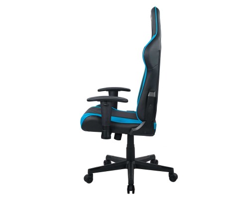 Игровое кресло DXRacer Peak OH/P132/NB компьютерное, до 100 кг, 2D, до 170 градусов, экокожа, пластик, цвет  черный/синий