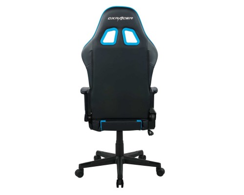 Игровое кресло DXRacer Peak OH/P132/NB компьютерное, до 100 кг, 2D, до 170 градусов, экокожа, пластик, цвет  черный/синий