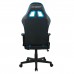 Игровое кресло DXRacer Peak OH/P132/NB компьютерное, до 100 кг, 2D, до 170 градусов, экокожа, пластик, цвет  черный/синий