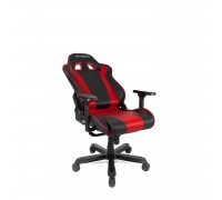 Игровое кресло DXRacer King OH/K99/NR компьютерное, до 150 кг, 4D, до 170 градусов, экокожа, металл, цвет  черный/красный                                                                                                                                 