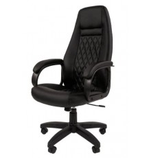 Офисное кресло Chairman 950 LT для руководителя, до 120 кг, экокожа, пластик, черное                                                                                                                                                                      