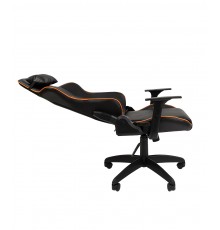 Игровое кресло Chairman game 40 компьютерное, до 120 кг, 2D, до 180 градусов, экокожа/пластик, цвет  черный/оранжевый                                                                                                                                     
