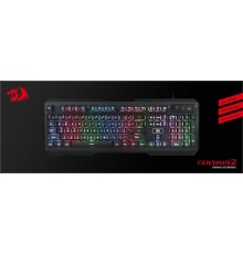 Клавиатура Redragon Centaur 2 проводная, мембранная, игровая, USB, подсветка RGB, цвет  черный                                                                                                                                                            