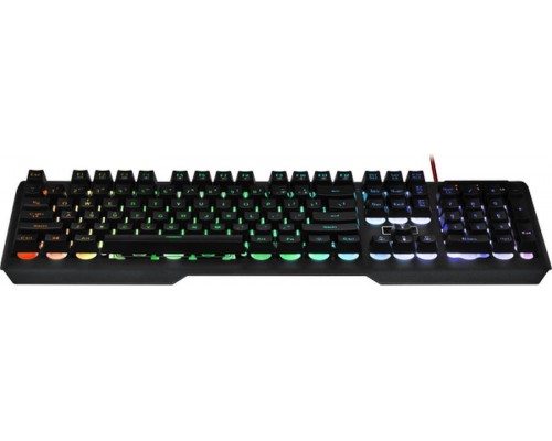 Клавиатура Redragon Centaur 2 проводная, мембранная, игровая, USB, подсветка RGB, цвет  черный