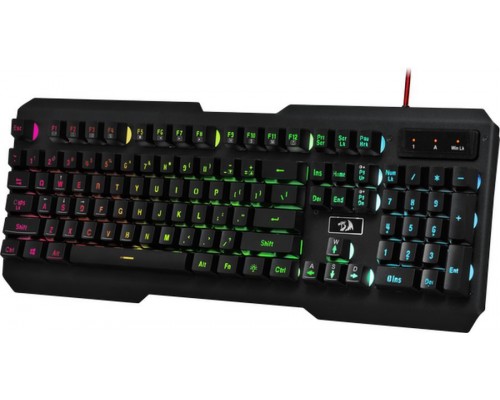 Клавиатура Redragon Centaur 2 проводная, мембранная, игровая, USB, подсветка RGB, цвет  черный