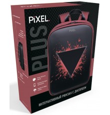 Рюкзак PIXEL PLUS Indigo, 16л, LED-экран, 16.5 млн, полиэстер, оксфорд, ТПУ-пленка, водонепроницаемый, синий/черный                                                                                                                                       