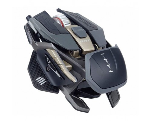 Мышь Mad Catz  R.A.T. PRO X3 Supreme Edition проводная, оптическая, 16000 dpi, USB, RGB подсветка, цвет  серый/золотистый/черный