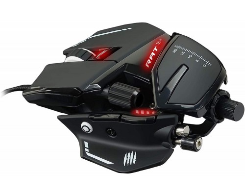 Мышь Mad Catz  R.A.T. 8+ Black проводная, оптическая, 16000 dpi, USB, RGB подсветка, цвет  черный