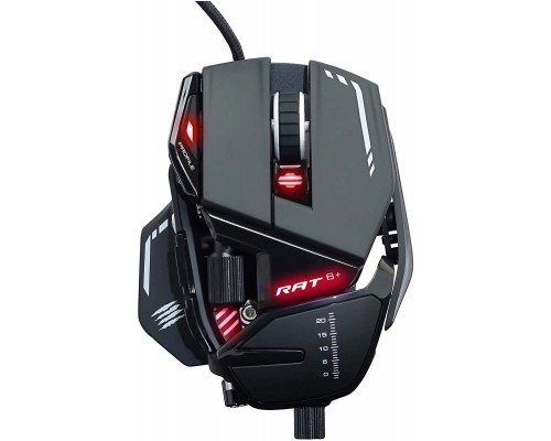 Мышь Mad Catz  R.A.T. 8+ Black проводная, оптическая, 16000 dpi, USB, RGB подсветка, цвет  черный