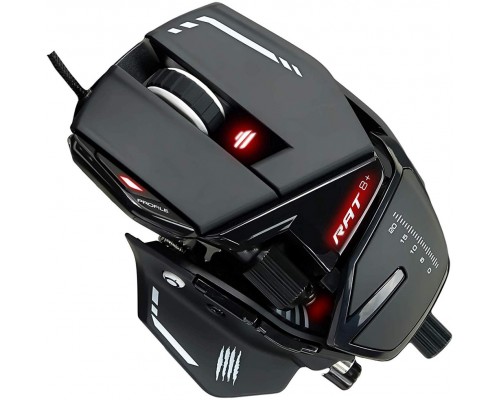 Мышь Mad Catz  R.A.T. 8+ Black проводная, оптическая, 16000 dpi, USB, RGB подсветка, цвет  черный