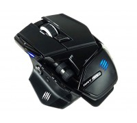 Набор мышь + коврик Mad Catz  R.A.T. AIR беспроводные, оптическая мышь, 12000 dpi, RGB подсветка, ионистор/USB, PMW3360, цвет  черный                                                                                                                     