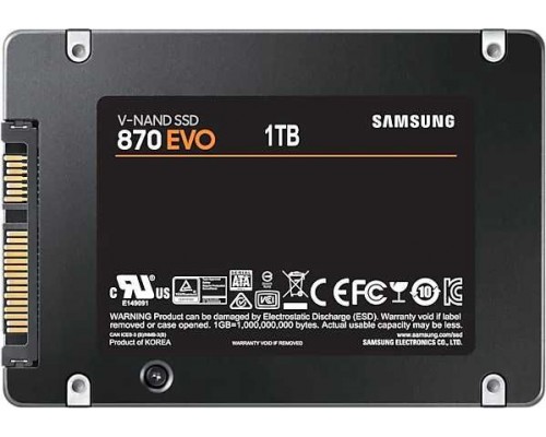 Накопитель Samsung 870 EVO MZ-77E1T0B/EU SSD, 2.5