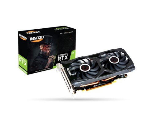 Видеокарта RTX 2060 SUPER TWIN X2 OC 8GB (1665Mhz / 14.0Gbps) / 8GB GDDR6 / 256-bit   / DP x3 + HDMI  / VA15L- RTXM / D18Z6710(N206S2-08D6X-1710VA15L) RTL  (681)