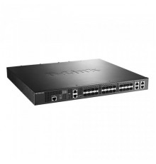Управляемый стекируемый коммутатор DXS-3400-24SC/A1ASI  уровня 2+ с 20 портами 10G SFP+ и 4 комбо-портами 10GBase-T/SFP+                                                                                                                                  