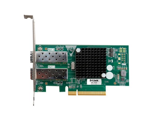 Сетевой адаптер D-LINK DXE-820S/A1A Сетевой PCI Express адаптер с 2 портами 10GBase-X SFP+
