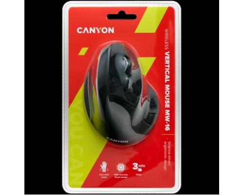 Мышь Canyon MW-16 Wireless Black (CNS-CMSW16B)