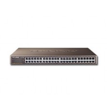 Коммутатор Switch TP-Link TL-SF1048, 48-Port RJ45 10/100Mbps Standard 19-inch rack-mountable steel case switch, 9.6Gbps Switching Capacity, Fanless, Auto Negotiation/Auto MDI/MDIX                                                                       