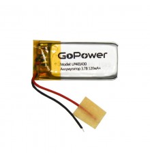 Аккумулятор Li-Pol GoPower LP401430                                                                                                                                                                                                                       