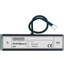 Устройство грозозащиты для ЛВС OSNOVO (скорость до 1000 Мб/с), 1 вход (RJ45-мама), 1 выход (RJ45-мама)                                                                                                                                                    