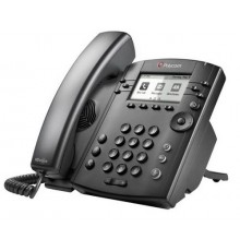 Телефонный аппарат/ VVX 301 6-line Desktop Phone with HD Voice. POE. Ships without power supply and factory disabled media encryption.                                                                                                                    