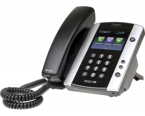 Телефонный аппарат/ VVX 501 12-line Business Media Phone with HD Voice. POE. Ships without power supply and factory disabled