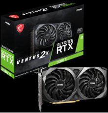 Видеокарта GeForce RTX 3060 Ti VENTUS 2X 8G OCV1 LHR                                                                                                                                                                                                      