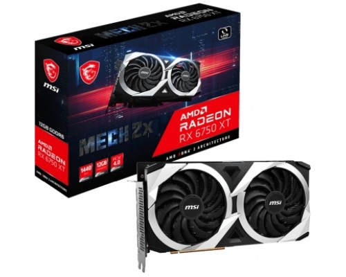 Видеокарта PCI-E MSI Radeon RX 6750 XT (Radeon RX 6750 XT MECH 2X 12G OC)