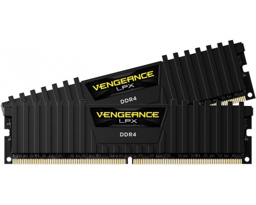 Память оперативная/ Corsair DDR4, 3600MHz 32GB 2x16GB DIMM, Unbuffered, 16-19-19-36, XMP 2.0 Vengeance LPX Black, 1.35V