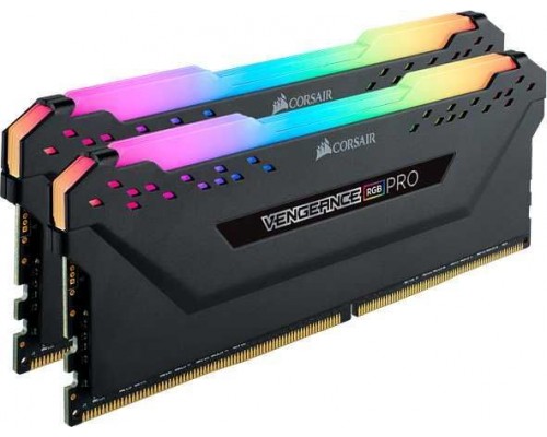 Память оперативная/ Corsair DDR4, 3600MHz 16GB 2x8GB DIMM, Unbuffered, 18-22-22-42, XMP 2.0, VENGEANCE RGB PRO Heatspreader, RGB LED, 1.35V