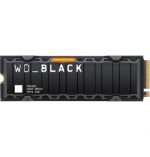 Накопитель WD SSD Black SN850X, 2.0TB, M.2(22x80mm), NVMe, PCIe 4.0 x4, 3D TLC, R/W 7300/6600MB/s, IOPs 1 200 000/1 100 000, TBW 1200, DWPD 0.3, with Heat Spreader (12 мес.)                                                                             