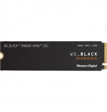 Накопитель WD SSD Black SN850X, 2.0TB, M.2(22x80mm), NVMe, PCIe 4.0 x4, 3D TLC, R/W 7300/6600MB/s, IOPs 1 200 000/1 100 000, TBW 1200, DWPD 0.3 (12 мес.)                                                                                                 