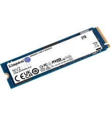 Накопитель Kingston SSD NV2, 2000GB, M.2(22x80mm), NVMe, PCIe 4.0 x4, 3D TLC, R/W 3500/2800MB/s, TBW 640, DWPD 0.3 (3 года)                                                                                                                               