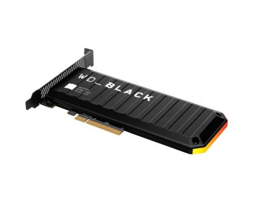 Накопитель WD SSD Black AN1500 NVMe AIC, 4.0TB, PCIE (176mm), NVMe, PCIe 3.0 x8, R/W 6500/4100MB/s, with RGB Heat Spreader (12 мес.)