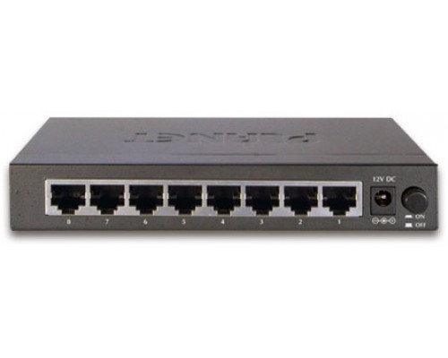 коммутатор/ PLANET 8-Port 10/100Mbps Fast Ethernet Switch, Metal