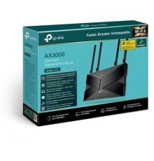 Маршрутизатор/ AX3000 Dual-Band Wi-Fi 6 Router, 574 Mbps at 2.4 GHz + 2402 Mbps at 5 GHz, 4? Antennas, 1? Gb WAN Port + 4? Gb LAN Ports                                                                                                                   