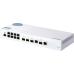 Корпоративный коммутатор QNAP QSW-M408-2C Managed switch 10 Gb / s with 4 SFP + ports, 2 of which are combined with RJ-45, 8 1 Gb / s RJ-45 ports, bandwidth up to 96 Gb / s, JumboFrame support