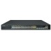 коммутатор/ PLANET Layer 3 24-Port 10/100/1000T with 4-port shared 1000X SFP + 4-Port 10G SFP+ Stackable Managed Switch