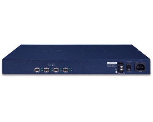 коммутатор/ PLANET L3 46-Port 100/1000BASE-X SFP + 2-Port Gigabit TP/SFP combo + 4-Port 10G SFP+ Managed Switch W/ 48V Redundant Power (AC+DC Power Redundant, Cybersecurity features, Hardware Layer3 OSPFv2 and IPv4/IPv6 Static Routing