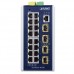 коммутатор/ PLANET IGS-6325-16T4S IP30 Industrial L3 16-Port 10/100/1000T + 4-port 1G/2.5G SFP Full Managed Switch (-40 to 75 C, dual redundant power input on 9~48VDC terminal block, 2*DI, 2*DO, ERPS Ring, 1588 PTP TC, Modbus TCP, Cybersecurity featu