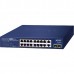 коммутатор/ PLANET GSD-2022P 16-Port 10/100/1000T 802.3at PoE + 2-Port 10/100/1000T + 2-Port 1000X SFP Unmanaged Gigabit Ethernet Switch (185W PoE Budget, Standard/VLAN/Extend mode, supports PD alive check, desktop size with rackmount kit)