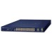 коммутатор/ PLANET GS-4210-24HP2C IPv6/IPv4,4-Port 10/100/1000T 802.3bt 95W PoE + 20-Port 10/100/1000T 802.3at PoE + 2-Port Gigabit TP/SFP Combo Managed Switch(515W PoE Budget, 250m Extend mode, supports ERPS Ring, CloudViewer app, MQTT and cybersecu