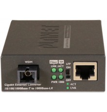Конвертер GT-806A60 медиа конвертер/ 10/100/1000Base-T to WDM Bi-directional Fiber Converter - 1310nm - 60KM                                                                                                                                              