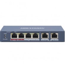 Коммутатор 4PORT 100M POE DS-3E0106HP-E HIKVISION                                                                                                                                                                                                         