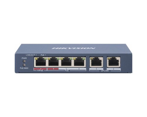 Коммутатор 4PORT 100M POE DS-3E0106HP-E HIKVISION